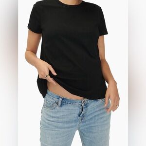 HATCH “The Perfect Crew” Maternity Tee Black
